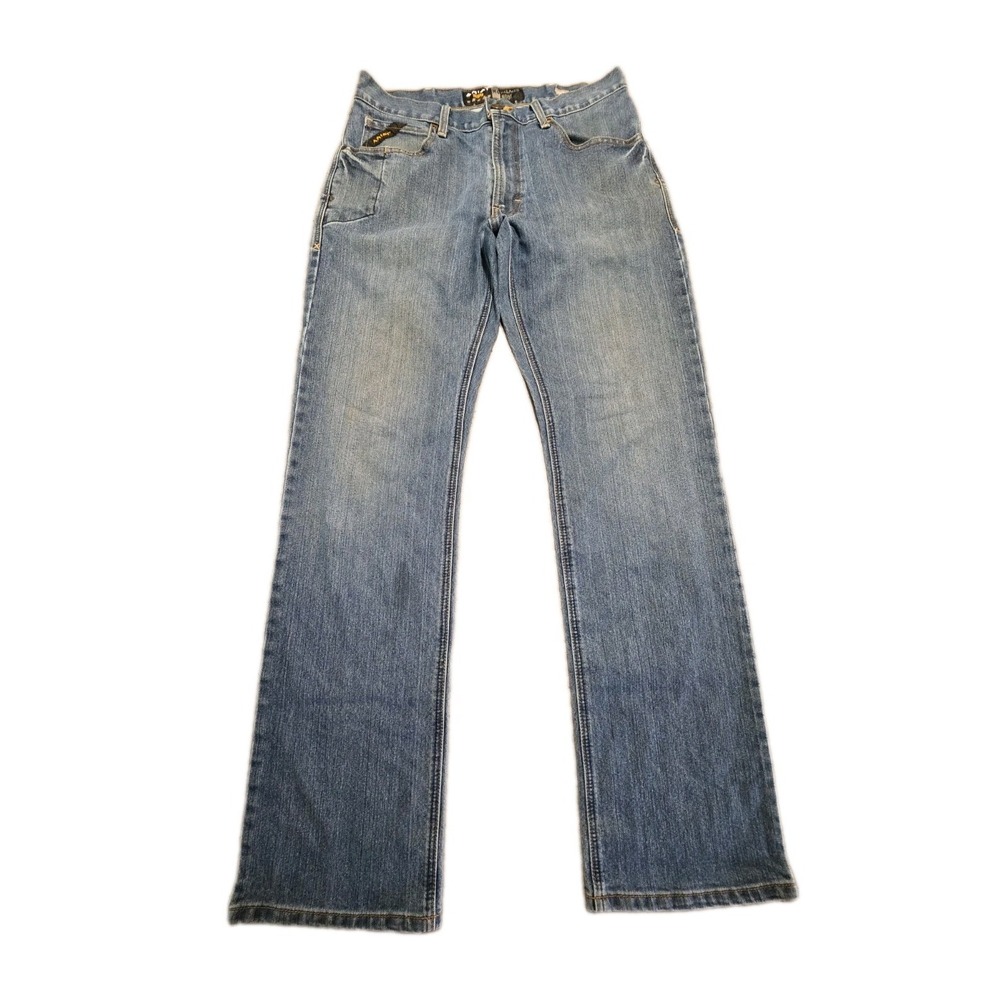 Ariat M4 Straight Rebar Denim Jeans Mens Measured At 32x35 Western Workwear USA